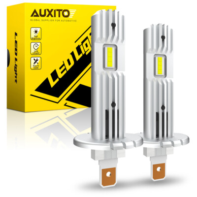 H1 LED Headlight High Beam or Low Beam Bulbs Conversion Kit Super Bright White