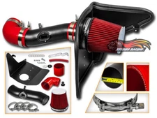 MATTE BLACK Cold Heat Shield Air Intake Kit For 2010-2011 Camaro 3.6L V6 LS LT