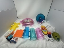 Lot Of Zhu Zhu Pet Toy Hamster Accessories Tunnels Boat Wheel 