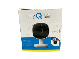 Chamberlain myQ Garage HD 1080p Caméra de sécurité Wi-Fi - blanc NEW DISTRESSED BOX