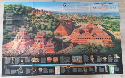 National Geographic Map of Ancient Mesoamerica. (Dec, 1997).