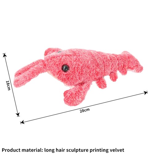 USB Charging Floppy Lobster Dog Toys Throbbing Pet Interactive Toys Dogs Cats DX - Picture 12 of 13