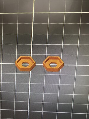 RC Auto Rad Sechskant Adapter 10 mm auf 12 mm Loch 5 mm hoch 2 mm passt Hobao Hyper H2 Pro