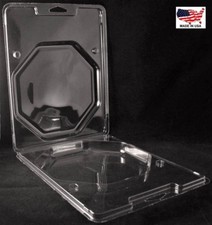 Clear Plastic Clamshell Packaging Containers 8-7/8"H x 7"W x 1-1/4"D(Box of 102)