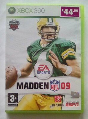 Madden NFL 09 American Football Microsoft XBOX 360