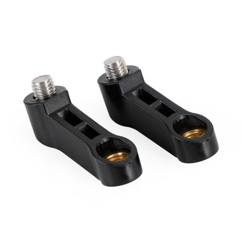 Motorcycle Plastic Mirror Extender-Riser-Extension Black 10mm - M10x1.5 For BMW/ - Picture 8 of 8