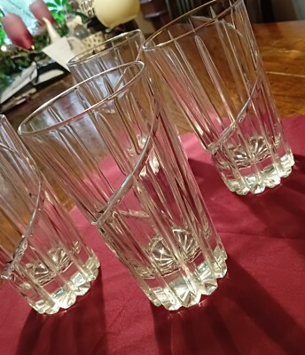 MIKASA Longdrinkglaeser Bleikristall Serie '' Uptown '' 4 Stück 