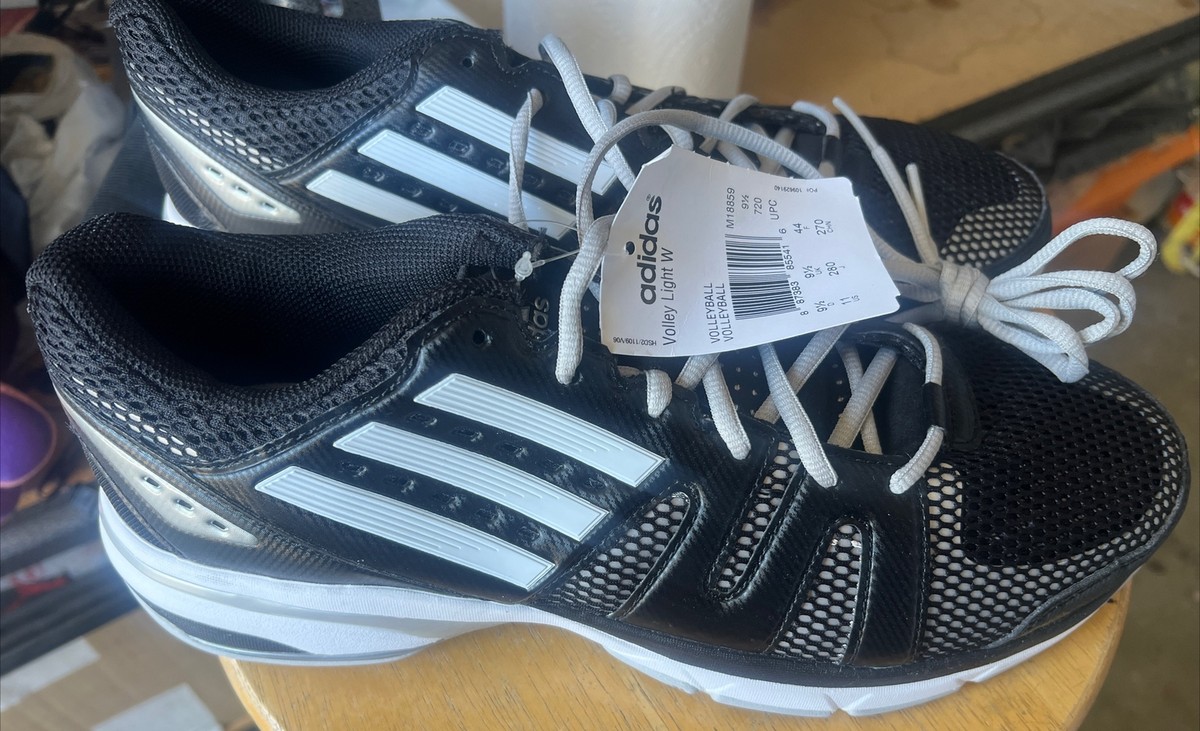 Adidas Womens Volley Light Black Cushioned Athletic Volleyball
