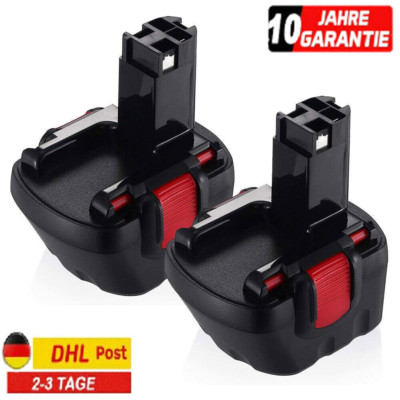 2X Original Akku 12V Für Bosch BAT043 BAT045 2607335262 PSR 12VE-2 GSR 4800mAh