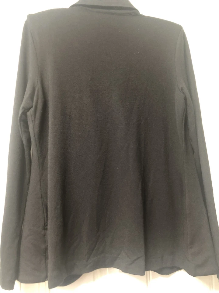 Blazer negro tejido colección Tart para mujer talla mediana Foto 2 de 4