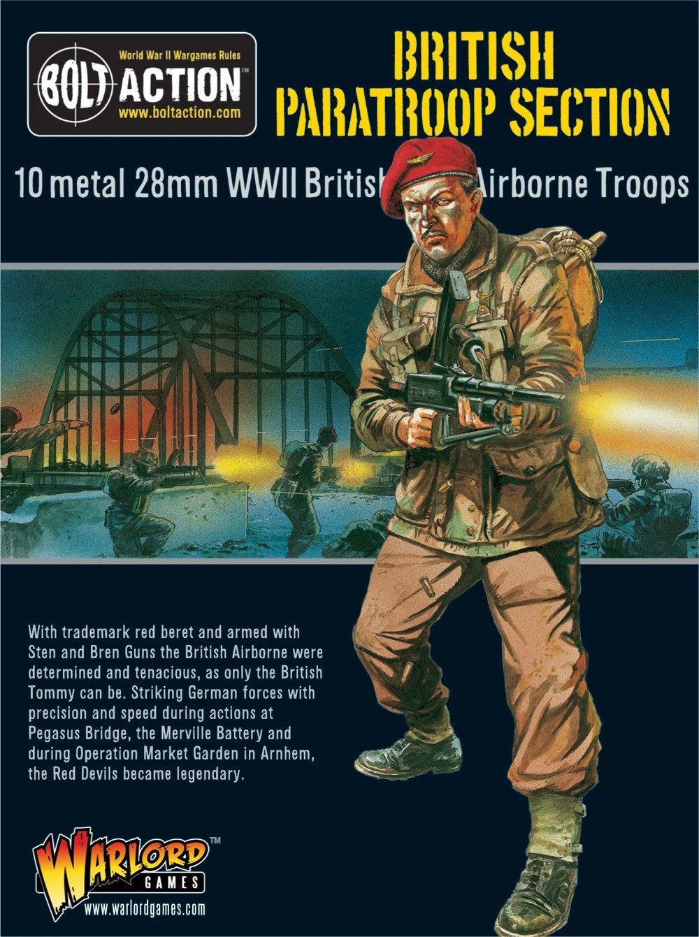 Bolt Action - British Paratroop Section - Warlord Games