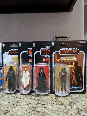 Star Wars 3.75'' Vintage Collection Darth Vader, Anakin,Queen Amidala The Armorer