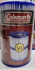 Coleman Type VI SaluSpa Spa Filter Pump Replacement Cartridge 1 Pack Of 2. New