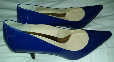 blue heels size 11
