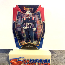 J.C. Jackson  Patriots 2021 Panini Select Red & Blue Die-Cut Prizm #124