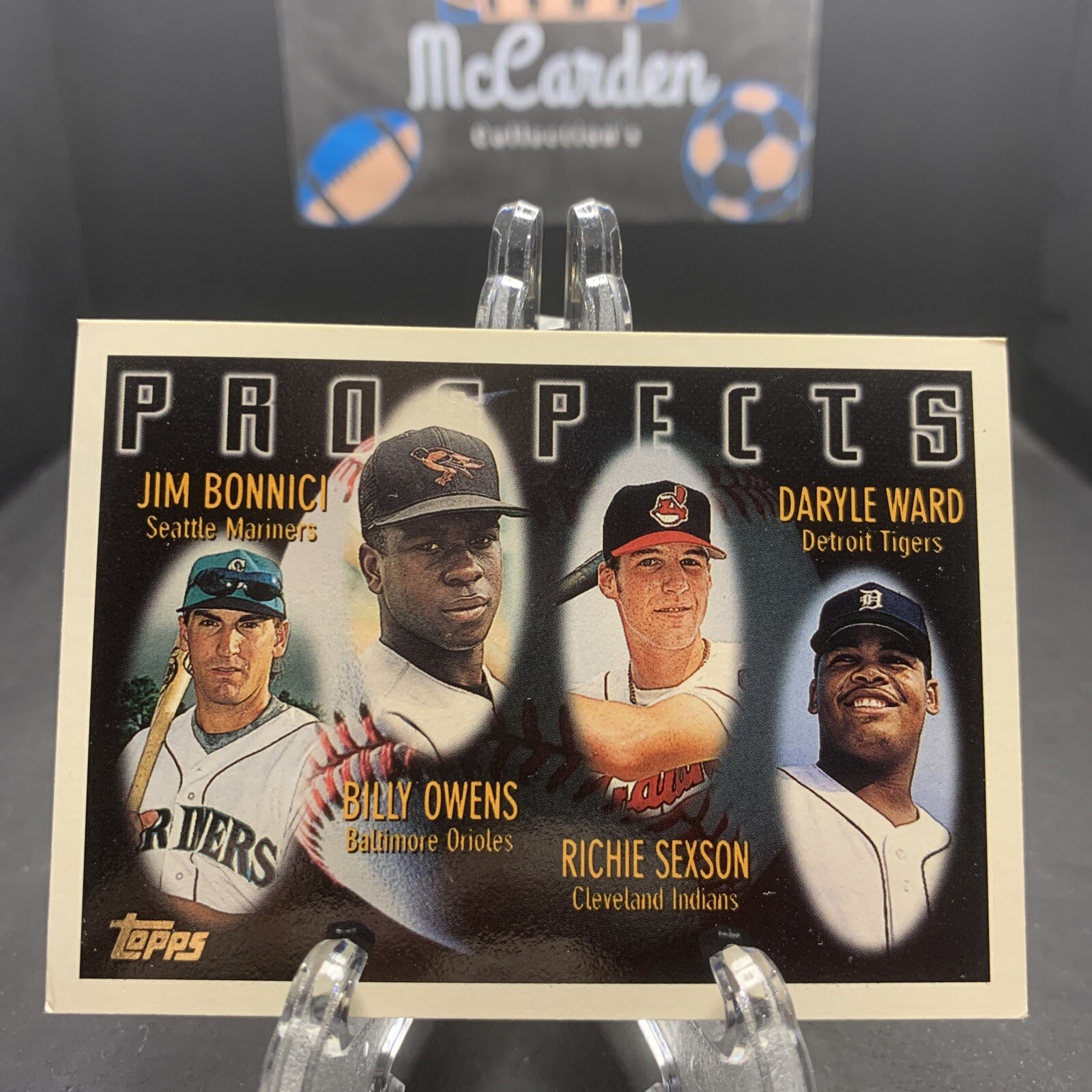1996 Topps Prospects Richie Sexson Jim Bonnici Billy Owens Daryle Ward Rookie RC