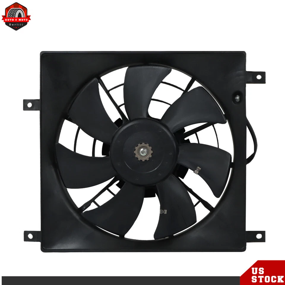 Conjunto de ventilador de refrigeración del radiador condensador de CA para Suzuki Sx4 2007-2012 2013 2,0 L Foto 2 de 4