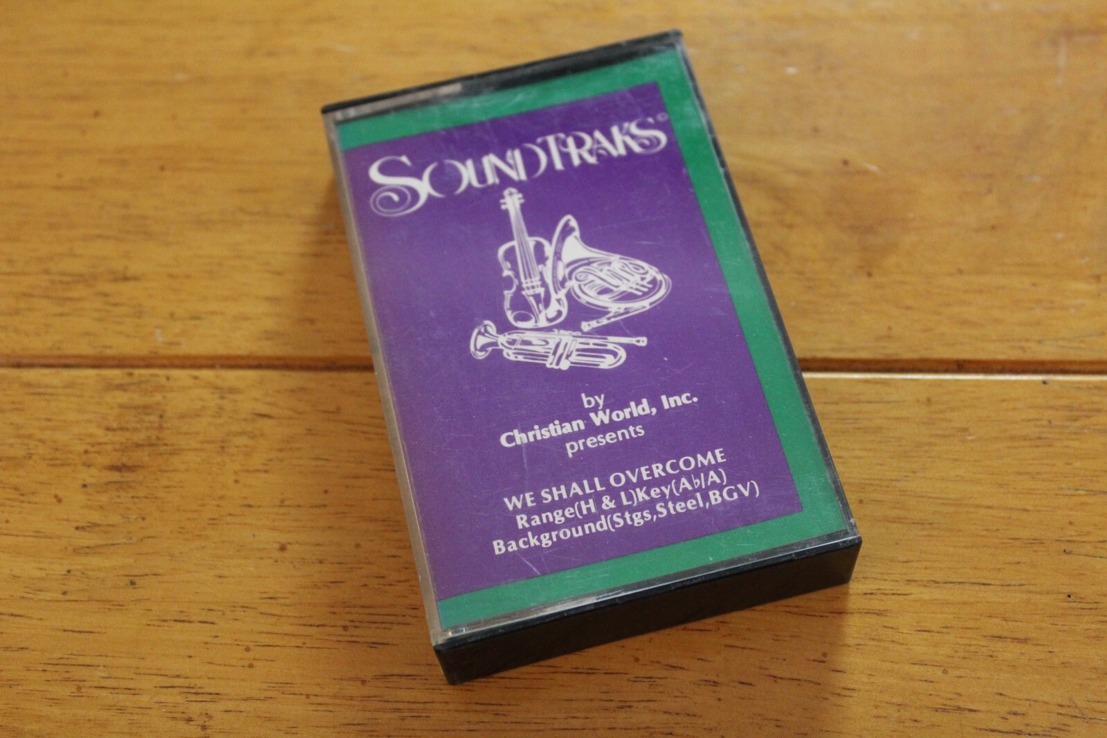 WE SHALL OVERCOME SOUNDTRACK PERFORMANCE TRACK ACCOMPANIMENT CASSETTE W/ LYRICS