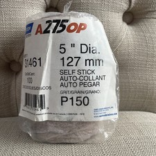 Norton #66261131461 5" A2750P bez fil AO Papier PSA Dyski Rolka P150 Ziarno 100-pak