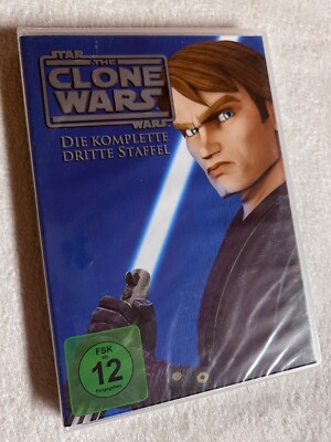 Star Wars: The Clone Wars - 3. Staffel | 5 DVDs | Zustand neu ovp | DVD