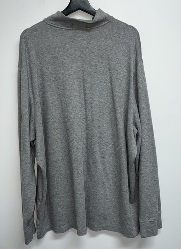 Suéter Polo Ralph Lauren para hombre Estate Rib 1/4 con cremallera talla XXL gris marino - Imagen 4 de 5