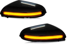 Smoked LED dynamic Side Mirror Turn Signal Light For Dodge Ram 1500 2500 3500