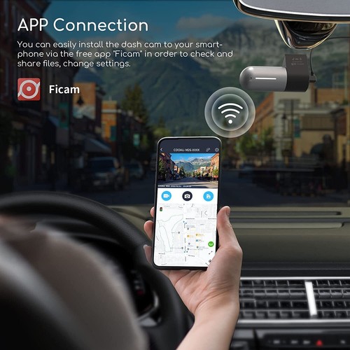 COOAU 2.5K Dual Dash Cam Front and Inside,Build-in GPS WiFi,Dash Camera for Car - Picture 38 of 44