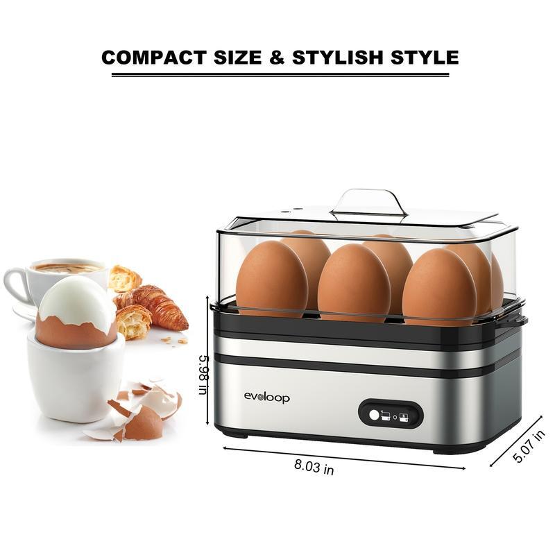 6-Cup BPA-Free Electric Egg Cooker for Perfect Hard Boiled Eggs