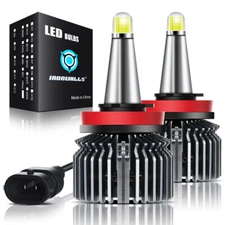 8-sides H11 H9 LED Headlight Kit High Low Beam Light Bulbs 6500K White 3000000LM