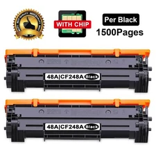 GATAPO® 2PK CF248A 48A Toner Cartridge For HP LaserJet Pro M15w M15a M16w M31w