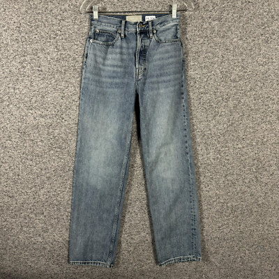 Everlane Women's Size 24 Long Organic Cotton Blue Denim The 90's Way High Jeans