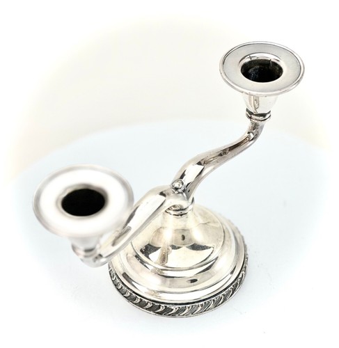 Rockford Silverplate Candelabra Antique Silver Candlestick Holder Mother's Day - Picture 4 of 8