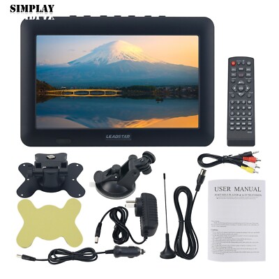 LEADSTAR D8 8-Inch Portable Television Portable Digital TV ATSC DVB-T2 ISDB-T