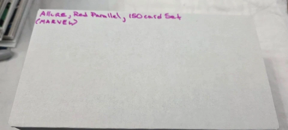 Marvel Allure 2022 - Juego completo de cartas base + base alta 1-150 - TODAS Sunrise Para Foto 4 de 4