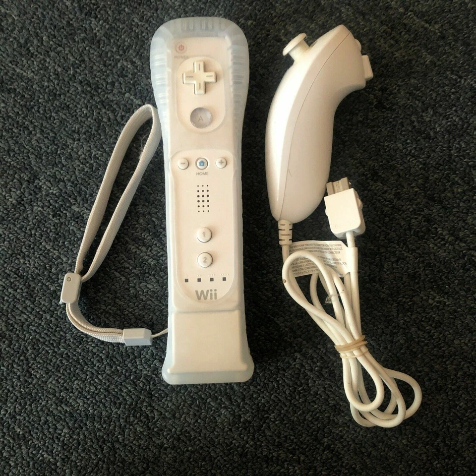 Official Genuine NINTENDO Wii Motion Plus Controller + Nunchuck Combo - Image 2 of 4