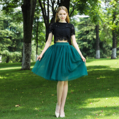 5 Lagen Rock Prinzessin Tutu Damen Vintage Tüllrock 60cm Reifrock Ballettrock