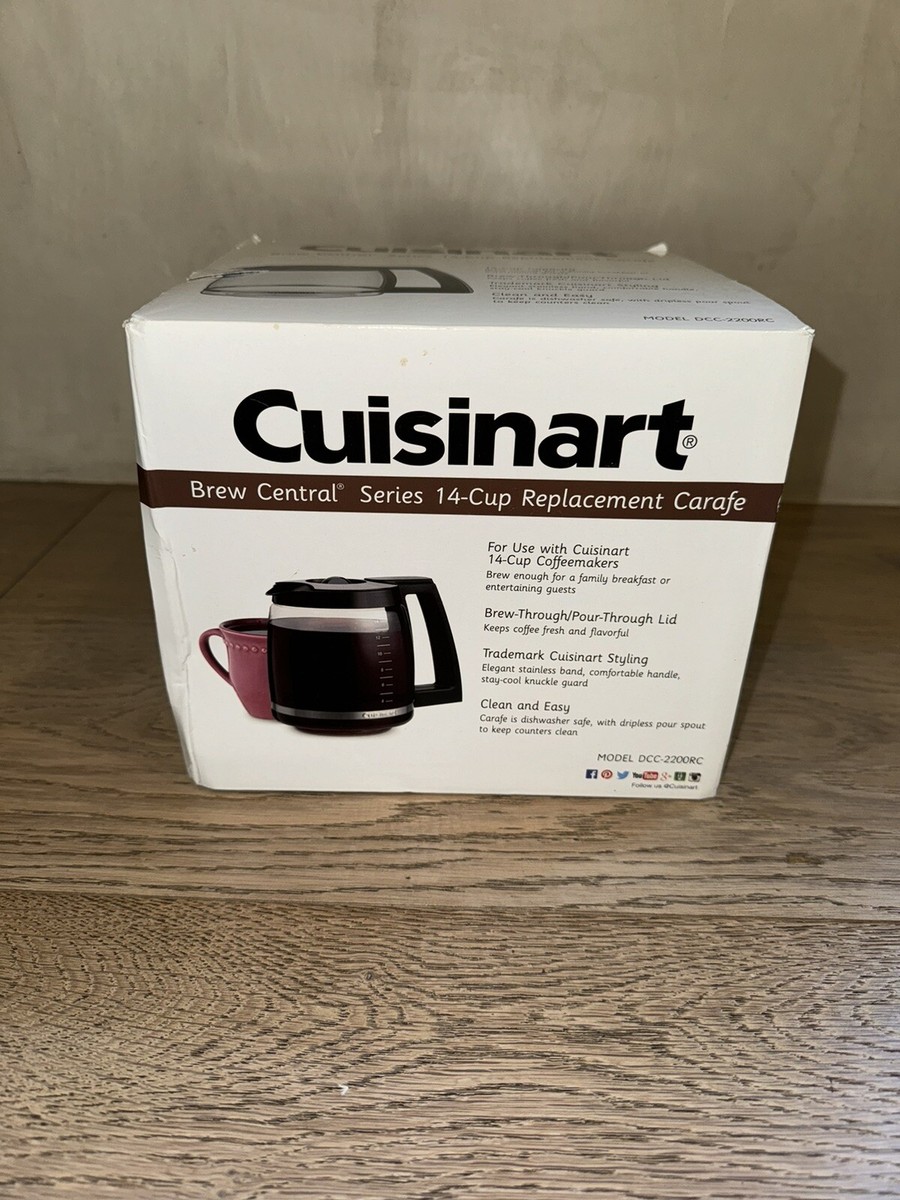 14 Cup Replacement Coffee Pot For Cuisinart 14-Cup Glass Coffee Carafe  Replacement Compatible With Cuisinart