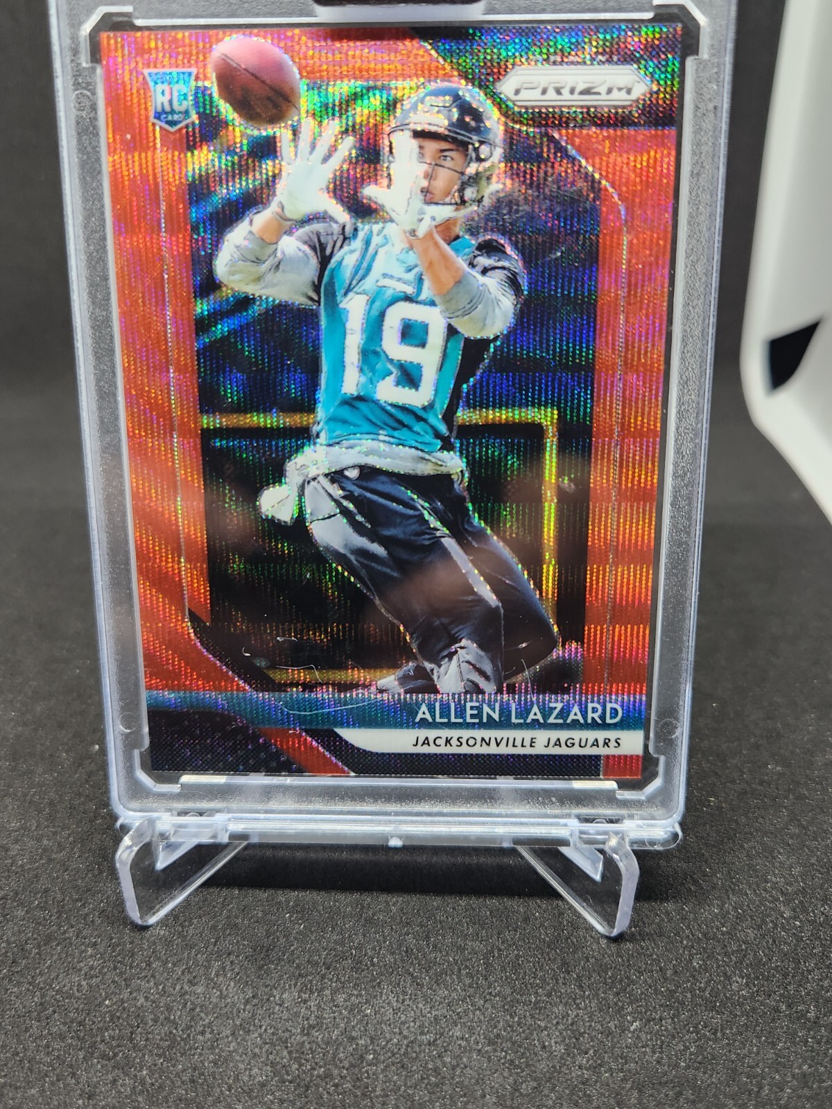 2018 Panini Prizm Rookie Red Wave Prizm /149 Allen Lazard #294 Rookie RC