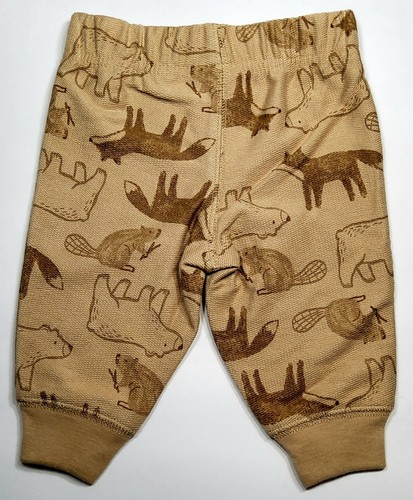 Carter's Child of Mine Baby Boys Brown Bear Sweater 3 Piece Set Size 0-3 Months - Picture 6 of 9