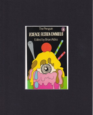 8X10'' Matted Print Art Sci-Fi Book Cover: Science Fiction Omnibus, Brian Aldiss