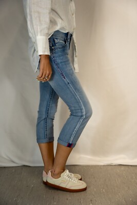 Jeans W30 hellblau BLUE MONKEY 7/8 slim Charlotte 30880X