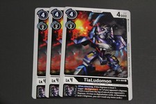 Digimon TCG (2020) - BT3-064 - 3x TiaLudomon - Black - Common