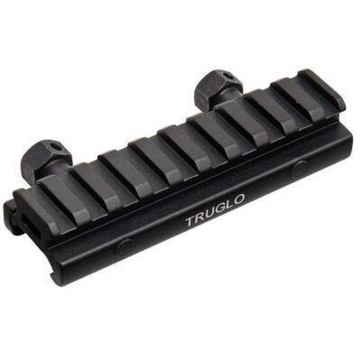 Truglo 1/2'' Picatinny Riser Mount 4'' Long Black