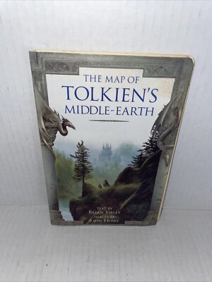 THE MAP OF TOLKIEN'S MIDDLE-EARTH By Brian Sibley *Excellent Condition*