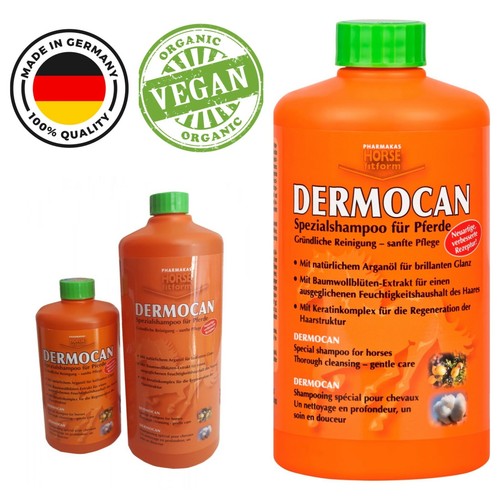 Dermocan Horse Shampoo For Shiny Hair Growth Dense Regrowth Anti Loss