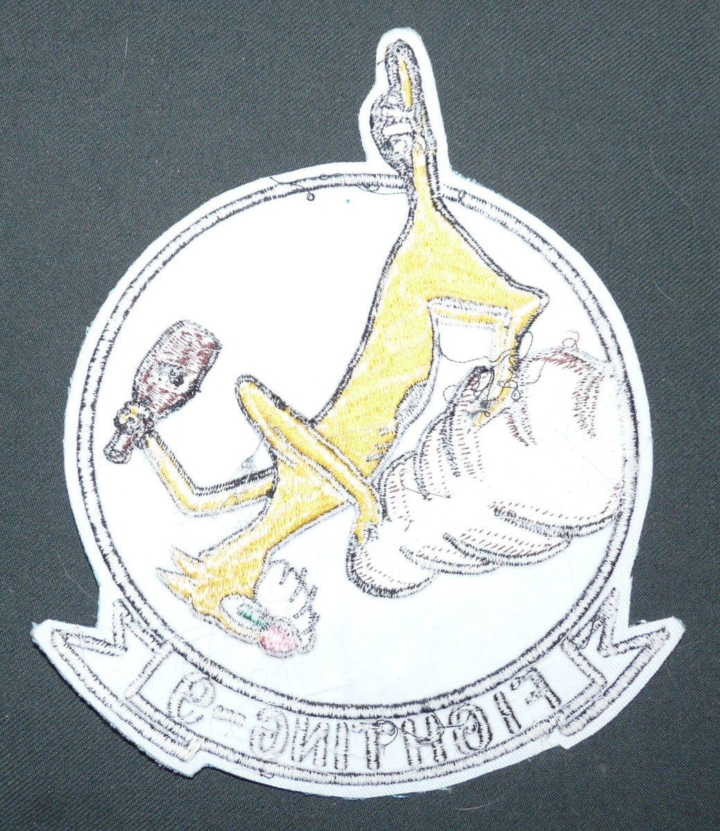 Original post-WW2 era USN VF-9 Fighting Squadron Nine Japanese Mfg