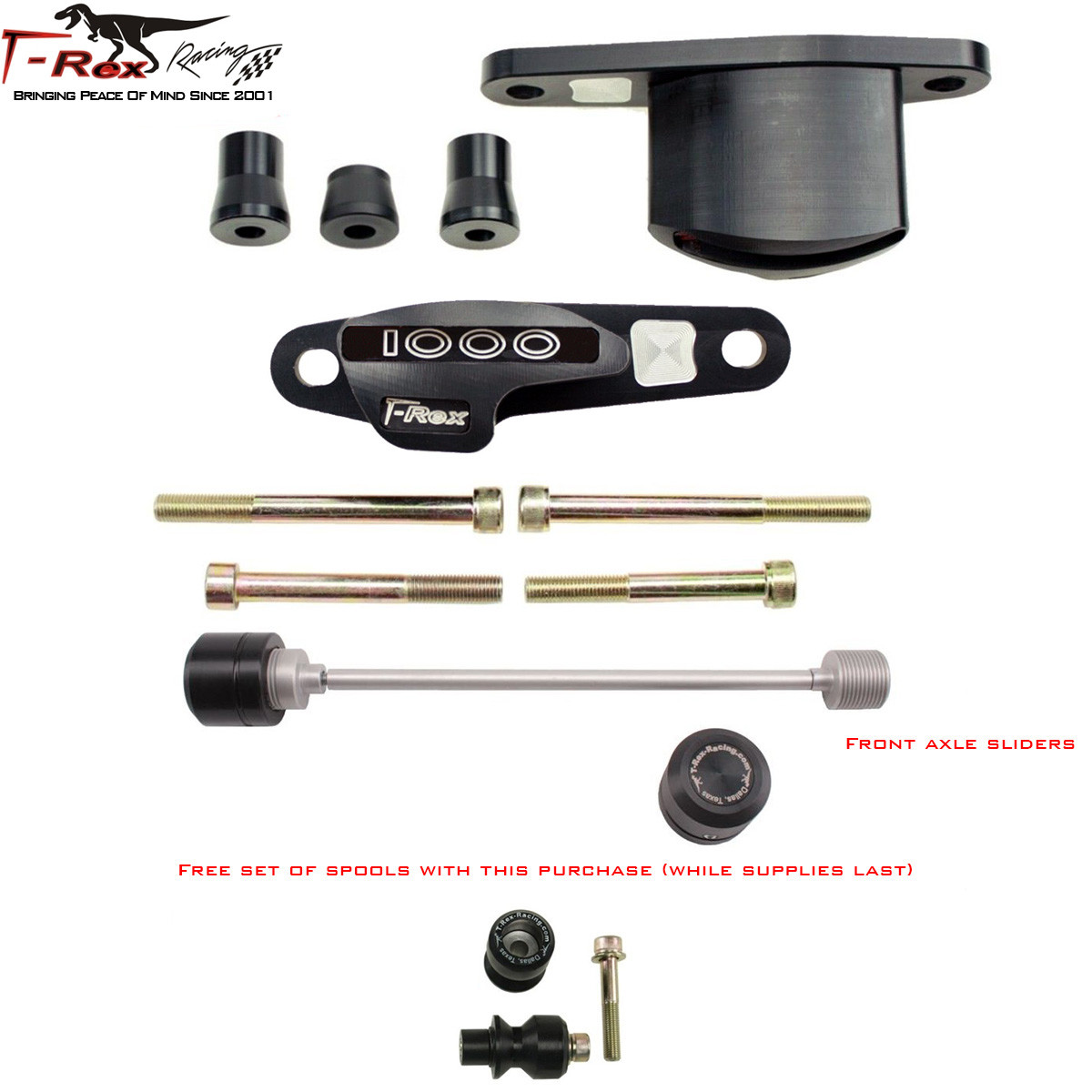 T-Rex Racing 2011-2016 Kawasaki Z1000 Fork Front Axle Frame