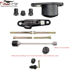 T-Rex Racing 2011-2016 Kawasaki Z1000 Fork Front Axle Frame Sliders FREE SPOOLS