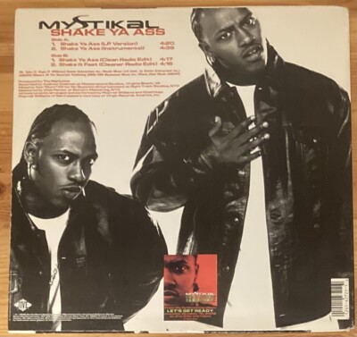 Mystikal Shake Ya Ass Vinyl Record 12 Inch Single 2000 Jive Zomba