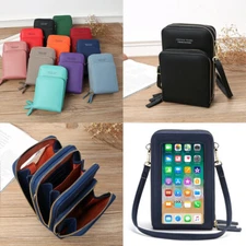 Women Touch Screen Crossbody Cell Phone Bag Wallet Pouch Purse Shoulder Handbag